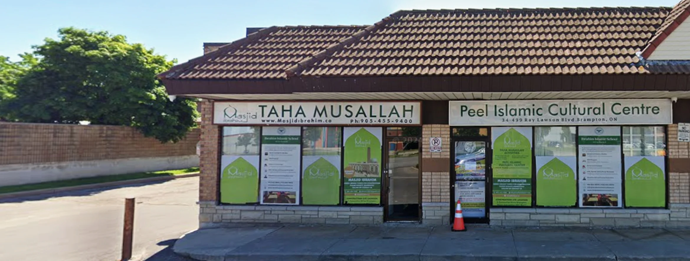 Exterior view of Taha Musalla Brampton building